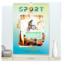Sport Momente (hochwertiger Premium Wandkalender 2024 DIN A2 hoch), Kunstdruck in Hochglanz