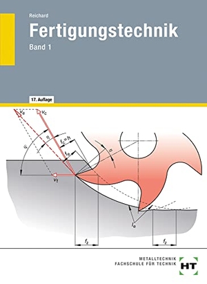 Fertigungstechnik 1 - Qualitätsmanagement, Längenprüftechnik, Abtrennen (Spanen, Abtragen), Werkzeugmaschinen, Steuerung von Werkzeugmaschinen, Fertigungsautomatisierung, Zahnrad- und Gewindefertigung, Aufgaben und Laborübungen. Handwerk + Technik GmbH, 2016.