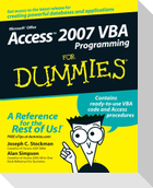 Access 2007 VBA Programming for Dummies