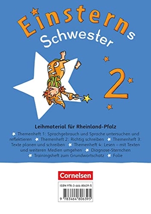 Bauer, Roland / Dreier-Kuzuhara, Daniela et al. Einsterns Schwester - Sprache und Lesen  2. Schuljahr. Themenhefte 1-4, Training Grundwortschatz und Diagnoseheft im Schuber (RHP) - Leihmaterial. Cornelsen Verlag GmbH, 2022.