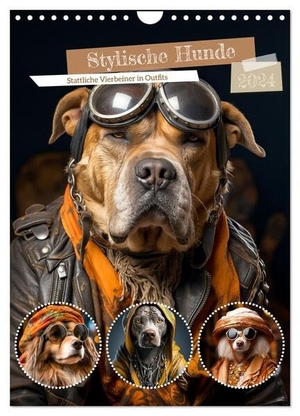 Viola, Melanie. Stylische Hunde (Wandkalender 2024 DIN A4 hoch), CALVENDO Monatskalender - Stattliche Vierbeiner in Outfits. Calvendo, 2023.