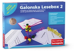 Galonska, Susanne. Galonska Lesebox 2 - Lernspiele zur Förderung der Lesekompetenz und der ganzheitlichen Wortbilderfassung. Hase und Igel Verlag GmbH, 2018.