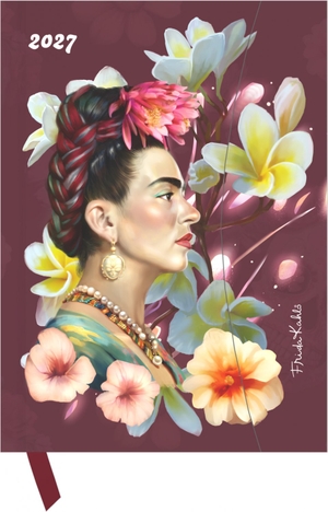 Neumann Verlage GmbH & Co KG (Hrsg.). Frida Kahlo Diary 2027 - Buchkalender 16x22 cm - Wochenplaner mit Magnetverschluss, Lesebändchen, internationeln Feiertagen & Tasche für Visitenkarten, für Beruf, Schule & Alltag. Neumann Verlage GmbH & Co, 2026.