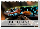 Reptilien Schlangen, Echsen und Co. (Wandkalender 2025 DIN A3 quer), CALVENDO Monatskalender