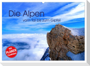 Die Alpen ¿ vom Tal bis zum Gipfel (Wandkalender 2024 DIN A2 quer), CALVENDO Monatskalender