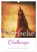 Tierische Challenges: Für mehr Bewusstsein und mehr Tierschutz (Wandkalender 2025 DIN A3 hoch), CALVENDO Monatskalender