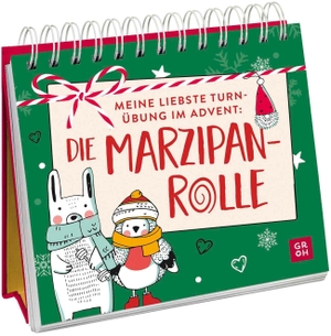 Groh Verlag (Hrsg.). Meine liebste Turnübung im Advent: die Marzipanrolle - Mini-Adventsaufsteller mit lustigen Sprüchen. Kleines Weihnachtsgeschenk für Kollegen, Familie oder Freunde. Groh Verlag, 2026.