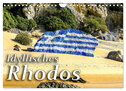 Idyllisches Rhodos (Wandkalender 2024 DIN A4 quer), CALVENDO Monatskalender