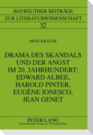 Drama des Skandals und der Angst im 20. Jahrhundert: Edward Albee, Harold Pinter, Eugène Ionesco, Jean Genet