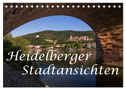 Heidelberger Stadtansichten (Tischkalender 2024 DIN A5 quer), CALVENDO Monatskalender
