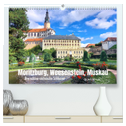 Moritzburg, Weesenstein, Muskau - Drei schöne sächsische Schlösser (hochwertiger Premium Wandkalender 2024 DIN A2 quer), Kunstdruck in Hochglanz