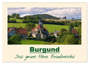 Burgund - Das grüne Herz Frankreichs (Wandkalender 2025 DIN A2 quer), CALVENDO Monatskalender