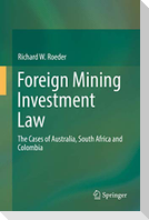 Foreign Mining Investment Law