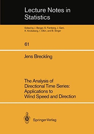 Breckling, Jens. The Analysis of Directional Time Series: Applications to Wind Speed and Direction. Springer New York, 1989.