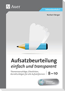 Aufsatzbeurteilung einfach und transparent 8-10