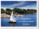 Segelboote in Südschwedens Schären (Wandkalender 2024 DIN A2 quer), CALVENDO Monatskalender