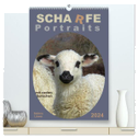 Scharfe Portraits (hochwertiger Premium Wandkalender 2024 DIN A2 hoch), Kunstdruck in Hochglanz