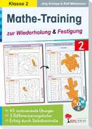 Mathe-Training zur Wiederholung und Festigung / Klasse 2