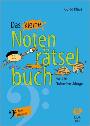 Klaus, Guido. Das kleine Notenrätselbuch - Bassschlüssel. Edition DUX, 2015.