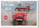 Citroën 2CV - Ente rot (Wandkalender 2024 DIN A4 quer), CALVENDO Monatskalender