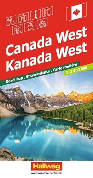 Hallwag Kümmerly+Frey AG (Hrsg.). Hallwag Strassenkarte Kanada West 1:2,5 Mio. - Inkl. Stadtpläne, Ortsverzeichnis und Reiseinformationen. Hallwag Karten Verlag, 2023.