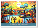 Scènes de vie africaine (Calendrier mural 2025 DIN A4 vertical), CALVENDO calendrier mensuel