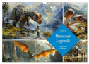Dinosaur Legends (Wall Calendar 2025 DIN A3 landscape), CALVENDO 12 Month Wall Calendar