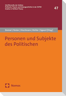 Personen und Subjekte des Politischen