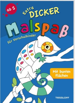 Extradicker Malspaß für Vorschulkinder. Mit bunten Flächen - Bunter Malspaß für Kinder ab 5 Jahren. Tessloff Verlag, 2023.