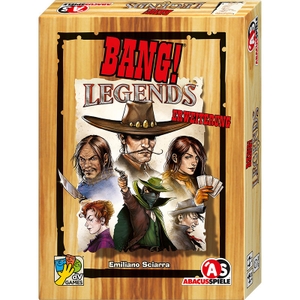 Sciarra, Emiliano. BANG! Legends (Erweiterung). Abacusspiele GmbH, 2024.
