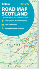 2026 Collins Road Map of Scotland