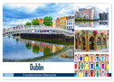 Dublin - Facettenreiche Metropole (Wandkalender 2025 DIN A2 quer), CALVENDO Monatskalender