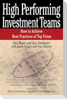 High Performing Investment Teams