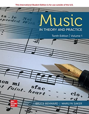 Benward, Bruce / Marilyn Saker. ISE Music in Theory and Practice Volume 1. McGraw-Hill Education, 2020.