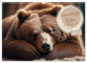 Traumhafte Ruhe - Ein Jahr mit süßen Schlafmützen (Wandkalender 2025 DIN A3 quer), CALVENDO Monatskalender