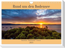 Rund um den Bodensee (Wandkalender 2025 DIN A4 quer), CALVENDO Monatskalender