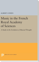 Music in the French Royal Academy of Sciences