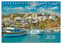 Idyllische Häfen auf Kreta (Tischkalender 2024 DIN A5 quer), CALVENDO Monatskalender