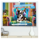 Chillige Chihuahuas - Entspannte Fellnasen genießen das Leben (hochwertiger Premium Wandkalender 2025 DIN A2 quer), Kunstdruck in Hochglanz