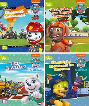 Nelson Mini-Bücher: PAW Patrol 17-20 - 24 Mini-Bücher im Display. Nelson Verlag, 2022.