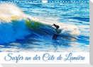 Surfer an der Côte de Lumière (Wandkalender 2023 DIN A4 quer)