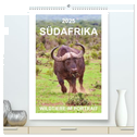 SÜDAFRIKA - WILDTIERE IM PORTRAIT (hochwertiger Premium Wandkalender 2025 DIN A2 hoch), Kunstdruck in Hochglanz