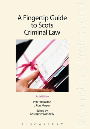 Hamilton, Peter / J Ross Harper. A Fingertip Guide to Scots Criminal Law. Bloomsbury Academic, 2013.