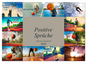 Positive Sprüche - Motivation und Basketball (Wandkalender 2025 DIN A3 quer), CALVENDO Monatskalender
