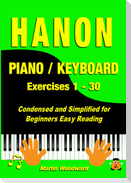 Hanon Piano / Keyboard Exercises 1 - 30