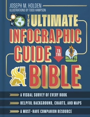Holden, Joseph M. The Ultimate Infographic Guide to the Bible - *A Visual Survey of Every Book *Helpful Background, Charts, and Maps *A Must-Have Companion Resource. Harvest House Publishers, 2023.