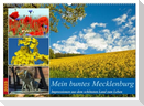 Mein buntes Mecklenburg (Wandkalender 2025 DIN A2 quer), CALVENDO Monatskalender