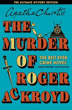 Christie, Agatha. MURDER OF ROGER ACKROYD HB. Harper Collins Publishers - UK Wholesale Acct, 2026.