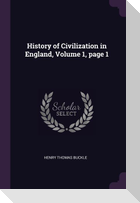 History of Civilization in England, Volume 1, page 1