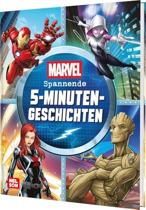 MARVEL: Spannende 5-Minuten-Geschichten - Mehr als 140 Seiten Superhelden-Lesespaß für Kinder ab 5 Jahren. Nelson Verlag, 2025.